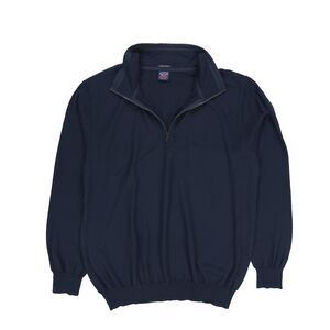 PAUL & SHARK 100% Wool Half-Zip Sweater Old Money Quiet Luxury Minimal Athlsiure